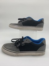 DC SHOES Mens Anvil Size 7.5 Skateboard Shoes 303190 Gray/Black Read - £11.68 GBP