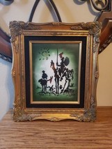 Picasso &quot;Don Quixote&quot; #37 Enamel On Copper 8&quot; X 10&quot; FRAMED 16&quot; X 14&quot; approx.  - £382.89 GBP