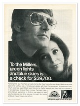 Print Ad Farmers Insurance Group The Millers Vintage 1972 Advertisement - £7.75 GBP