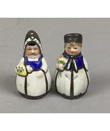 Vintage Friedrich Deusch Pure Silver Overlay Dutch Girl Boy Salt &amp; Peppe... - €12,93 EUR