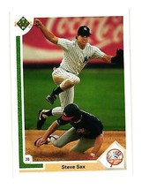 1991 Upper Deck #462 Steve Sax New York Yankees - £2.35 GBP