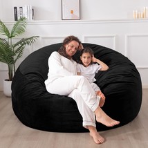 [Removable Outer Cover] Large Bean Bag Chair: 4 Ft Memory Foam Bean Bag,... - $150.93