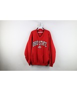 Vintage Mens Large Distressed Spell Out Ohio State University Windbreake... - $58.99