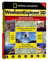 National Geographic TOPO! Weekend Explorer 3D (San Diego Area, Anza-Borrego, San - £39.69 GBP