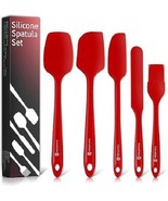 CasaVida Silicone Spatula Set One Piece Seamless ~ 5 Pieces ~ Black or R... - $10.27 CAD