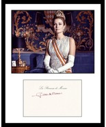 ULTRA RARE - PRINCESS GRACE OF MONACO - ORIGINAL AUTHENTIC HAND SIGNED A... - £279.76 GBP