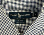 Ralph Lauren Blake Shirt Men&#39;s Medium Short Sleeve Button Gingham Red Po... - $15.78