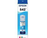 EPSON 542 EcoTank Ink Ultra-high Capacity Bottle Cyan (T542220-S) Works ... - $41.05