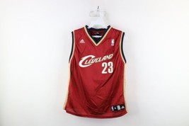 Vintage Adidas Boys Medium Lebron James Cleveland Cavaliers Basketball J... - $39.55