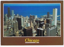 Illinois Postcard Chicago View From Sears Tower - $2.96