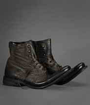 John Varvatos Limited Edition Lace-Up Bowery Spectator Boot. Size 10.5 - £494.69 GBP