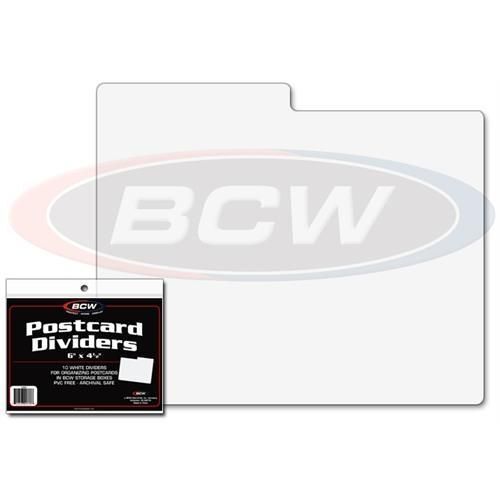 6X BCW Postcard Dividers - $46.26