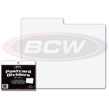 6X BCW Postcard Dividers - £36.84 GBP