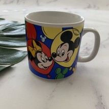Disney Vintage Coffee Mug 80s 90s Mickey Minnie Goofy Pluto Balloons Col... - $16.82