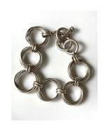 SILPADA 925 STERLING SILVER MULTI ROUND LINKS BRACELET SKY - $4,758.82 MXN
