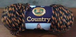 Lion Brand Country Yarn Campfire Super Bulky 6 156 Yards 5oz Acrylic 1 Skein - £7.43 GBP