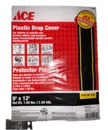ACE Plastic Drop Cover 9’x12’ Durable and Resists Mildew (1) - $29.52 CAD