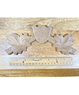NOS Wooden Cuckoo Clock Topper 9 Inches Long  (K9973) - £15.62 GBP