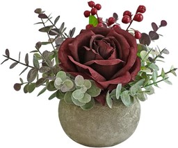 Rosscer Artificial Flowers Kit With Pot, Combination Of, Wedding Decorations - £28.76 GBP