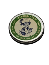 Vintage medicine tin: Vintage Lithographed Mentholatum Pocket, Purse - £11.72 GBP