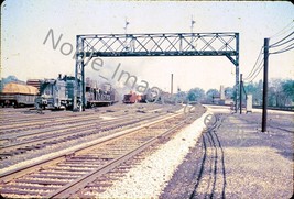 1968 Railroad Yard Scene Steam Locomotive Chicago Anscochrome 35mm Slide - £2.77 GBP