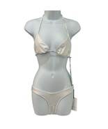 Lovewave White String Bikini Campbell Top Ryder Bottom Bathing Suit size... - €68,52 EUR