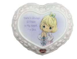 Precious Moments Jewelry Trinket Box There&#39;s Always A Place In My Heart For You - £10.29 GBP