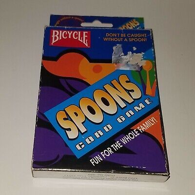 VTG Spoons Card Game Bicycle 1998 COMPLETE - £15.83 GBP