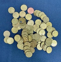 Lot of 85 Vintage Chuck E Cheese Tokens / Coins - £18.49 GBP