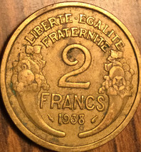 1938 France 2 Francs Coin - £1.36 GBP