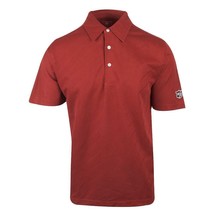Wilson Staff Men&#39;s Garnet Short Sleeve Performance Sporting Classic Polo Shirt - £8.87 GBP