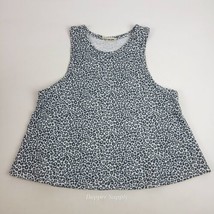 Altered State Leopard Print Tank Top Women&#39;s XS Grey White - $11.87
