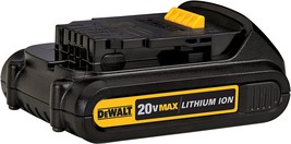 Dewalt 20V Max Battery, Compact 1.5Ah (DCB201) - £39.95 GBP