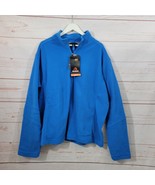 Land&#39;s End Men&#39;s Half Zip Blue Fleece Pullover Size XL NWT - $40.60 CAD