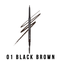 Italia Deluxe BrowBeauty Microblading Effect Eyebrow Pencil - * BLACK BR... - $2.99