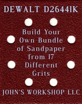 Build Your Own Bundle DEWALT D26441K 1/4 Sheet No-Slip Sandpaper - 17 Grits! - $0.99