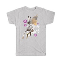 For Horse Girl : Gift T-Shirt Birthday Hearts Best Friend Animal Lover Rider Run - £19.58 GBP