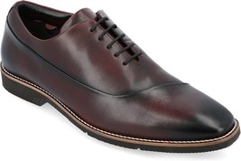 Thomas &amp; Vine Men&#39;s Odin Bordeaux Leather Oxfords Dress Shoes 9 - $78.71