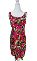 Tommy Bahama NWT Empire Waist Tank Dress Pink Floral Size M - £45.91 GBP