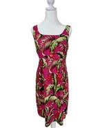 Tommy Bahama NWT Empire Waist Tank Dress Pink Floral Size M - $59.35