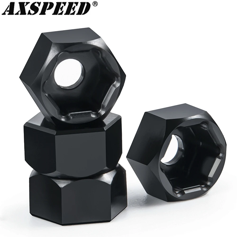 AXSPEED Metal 5mm to 7mm Hex Wheel Hub Adapter Conversion for WPL D12 1/10 SCX24 - £8.96 GBP+