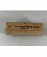 &quot;Celebrate&quot; Party Invitation Stampin Up Woodblock Rubber Stamp - $6.49 CAD