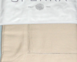 Sferra Fiona Boudoir Sham Solid Sand Cotton Sateen Made in Italy 12x16&quot; New - $45.44
