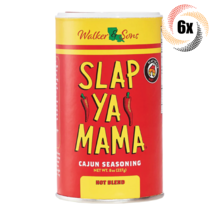 6x Shakers Walker &amp; Sons Slap Ya Mama Hot Blend Cajun Flavor Seasoning | 8oz - £37.59 GBP