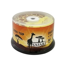 Safari Dvd-R 16X 4.7Gb Branded Logo Recordable Media Disc-50 Pack Spindle - £23.44 GBP
