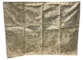 Tommy Bahama Home Standard Sham Gold British Colonial Palm Design 100% Cotton - £22.89 GBP