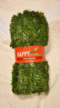 Happy Holidays Artificial Pine Garland 24 Feet Christmas New - £10.67 GBP