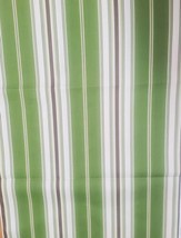 John Wolf Richloom Upholstery Fabric Avocado Brown Stripe 1.25 Yards 70s... - $19.24