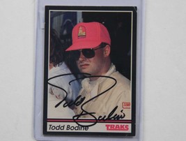 Todd Bodine Signed Autographed Racing Trading Card - £4.73 GBP