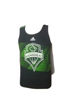 Seattle Sounders Jersey Sleeveless Black Adidas Adult Small MLS Soccer F... - £14.90 GBP
